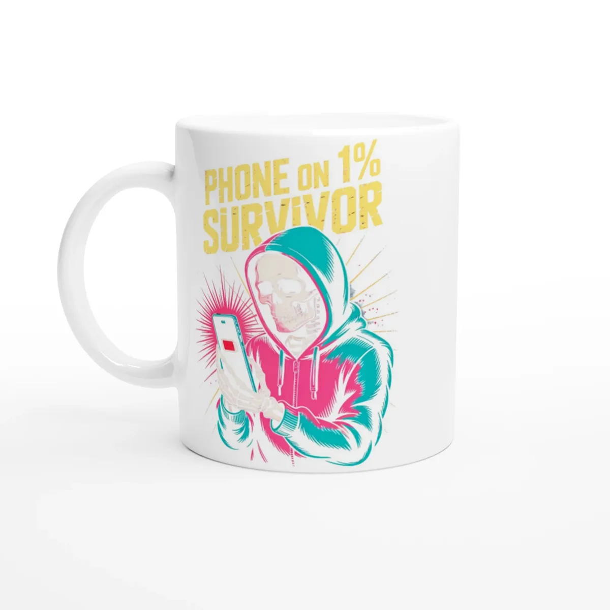Phone On 1% Survivor Gen Z Mug