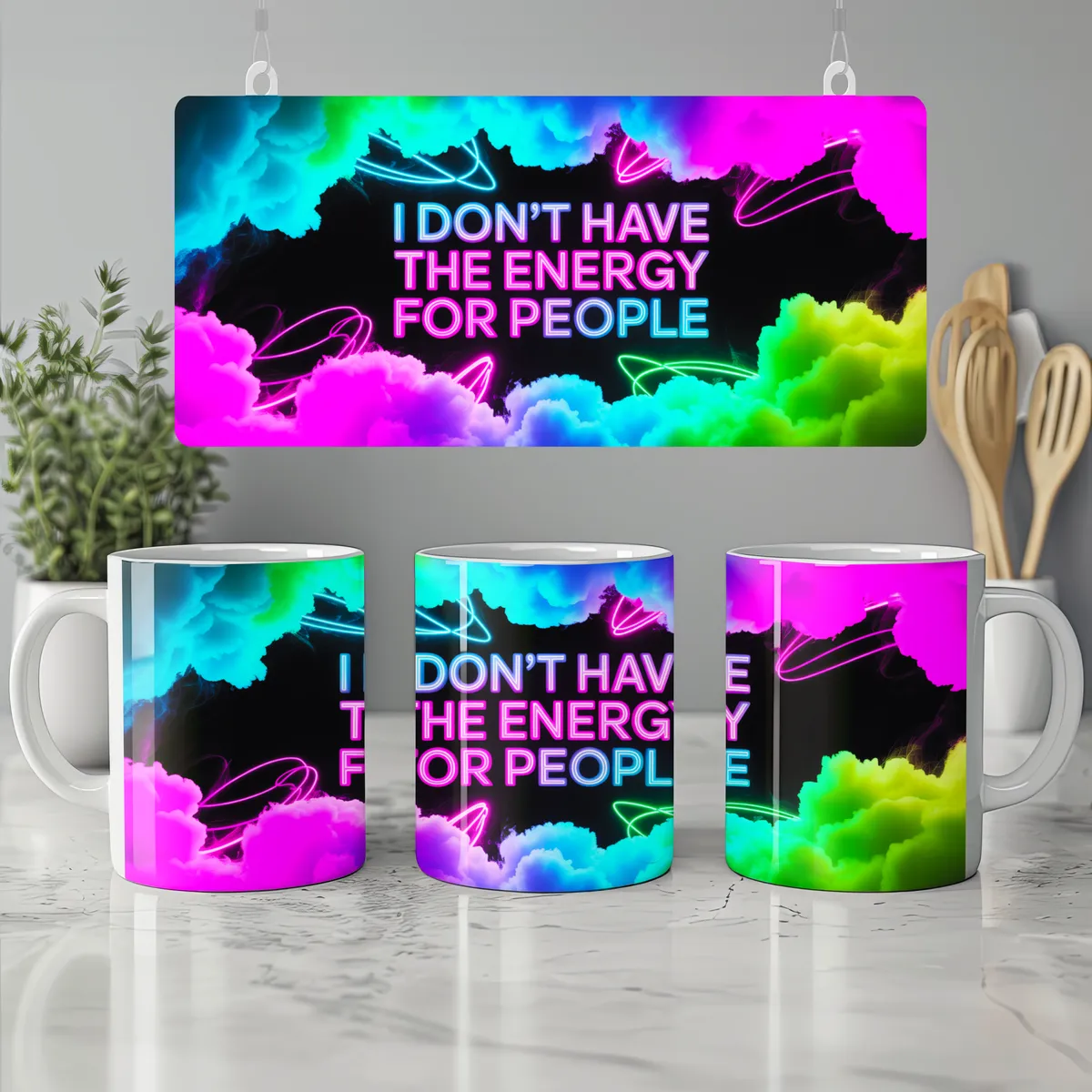 I Don’T Have The Energy For People Mug — view 7