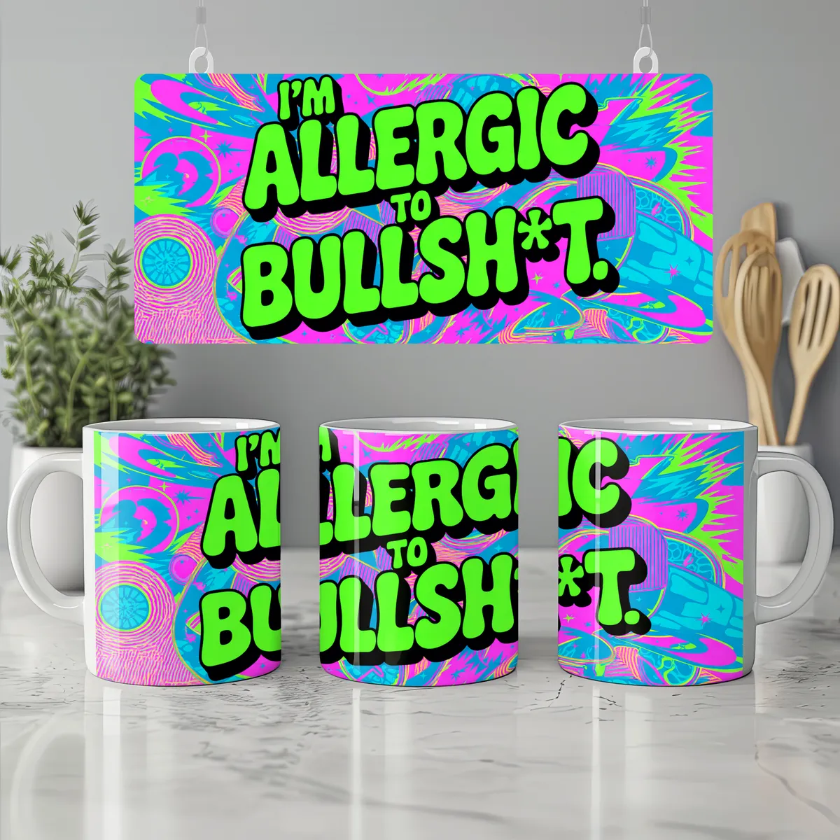 I’M Allergic To Bullsh*T Mug — view 7