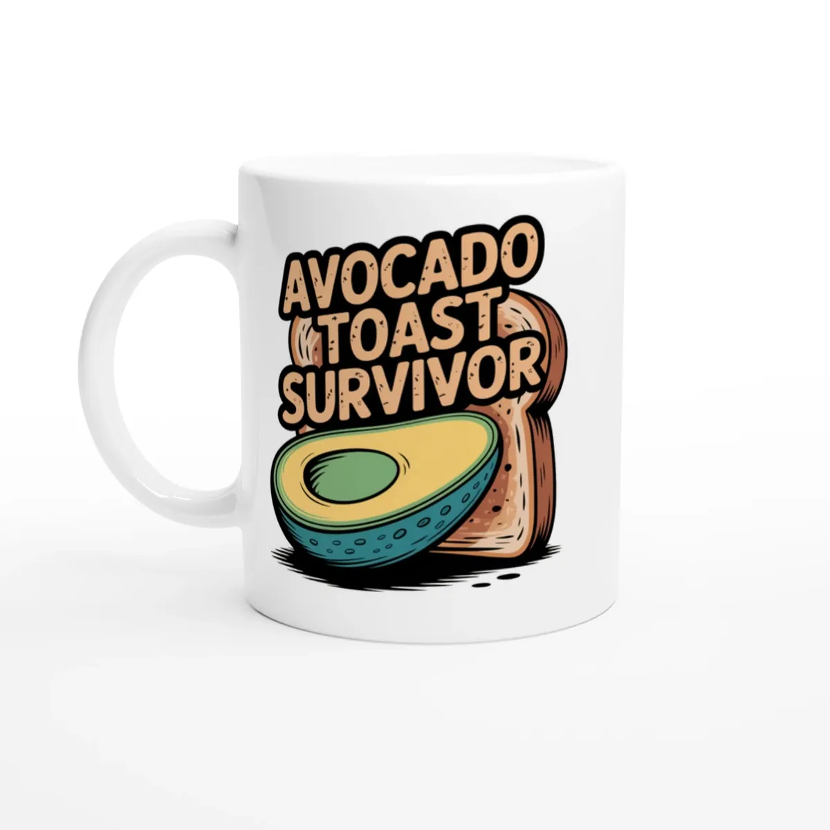 Avocado Toast Survivor Millennial Mug