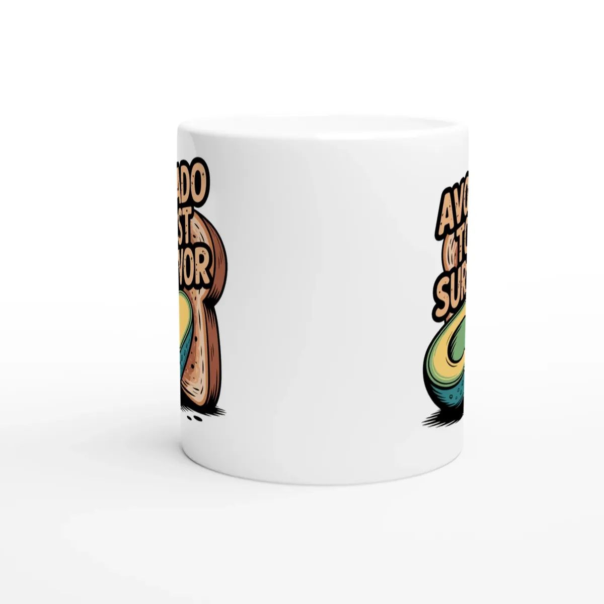Avocado Toast Survivor Millennial Mug — view 4
