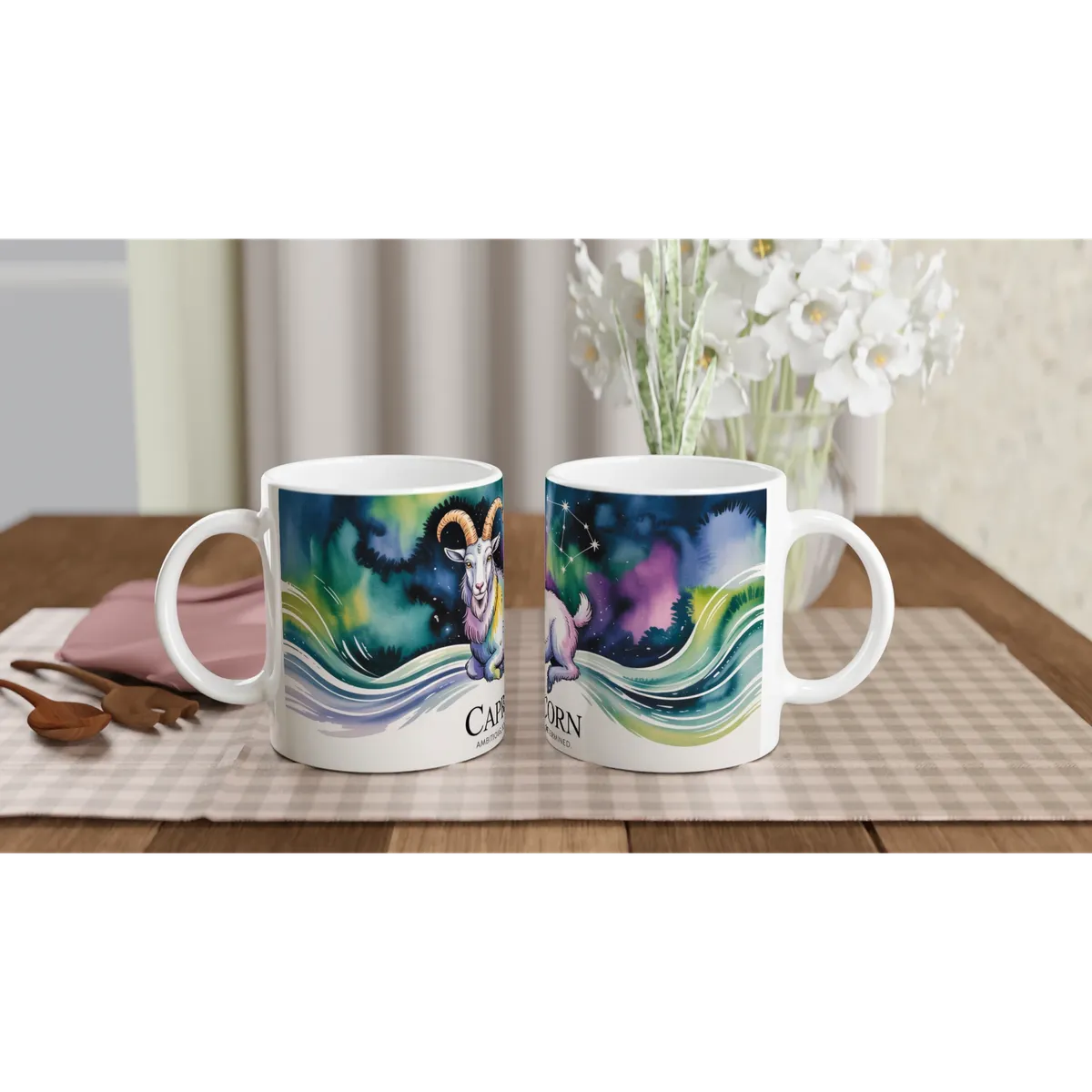Capricorn Zodiac Mug — view 2