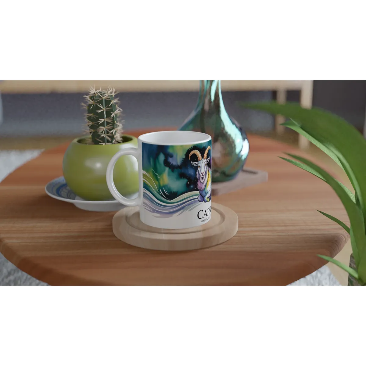 Capricorn Zodiac Mug — view 3