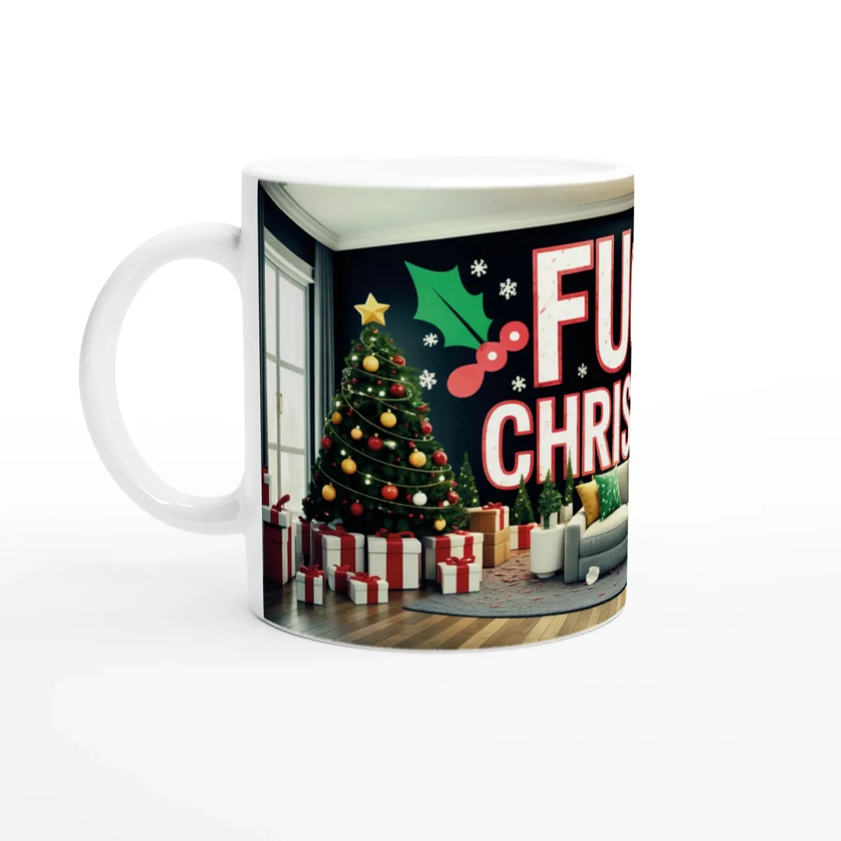 Rude Christmas Mug — view 2