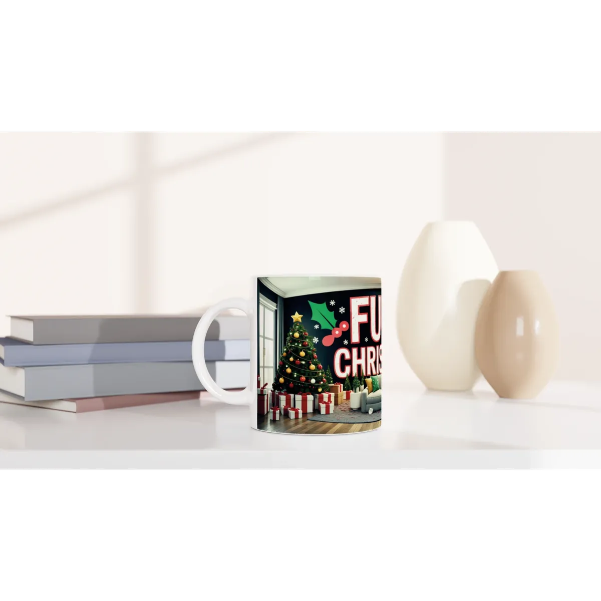 Rude Christmas Mug — view 4