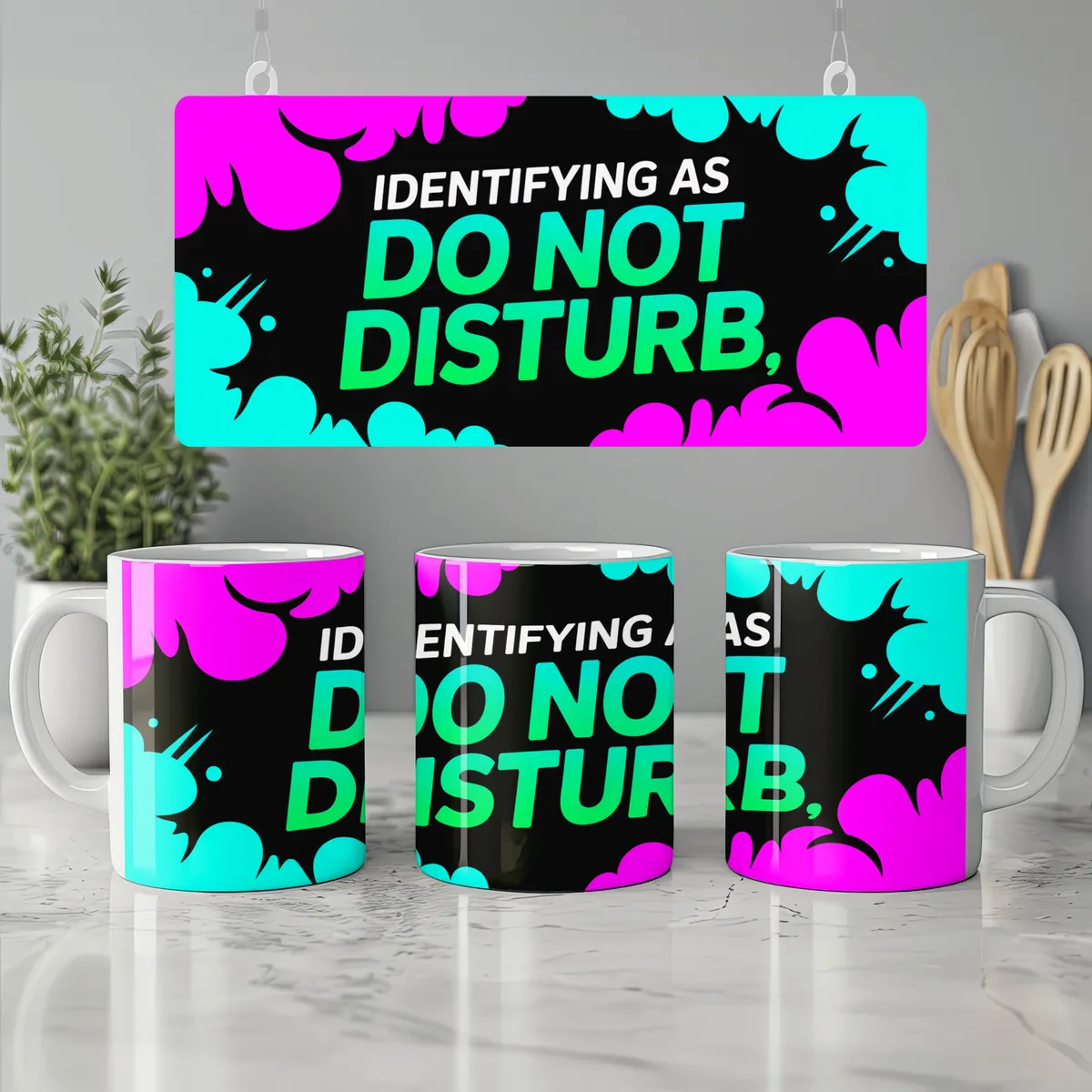 Identifying As ‘Do Not Disturb’ Mug — view 7