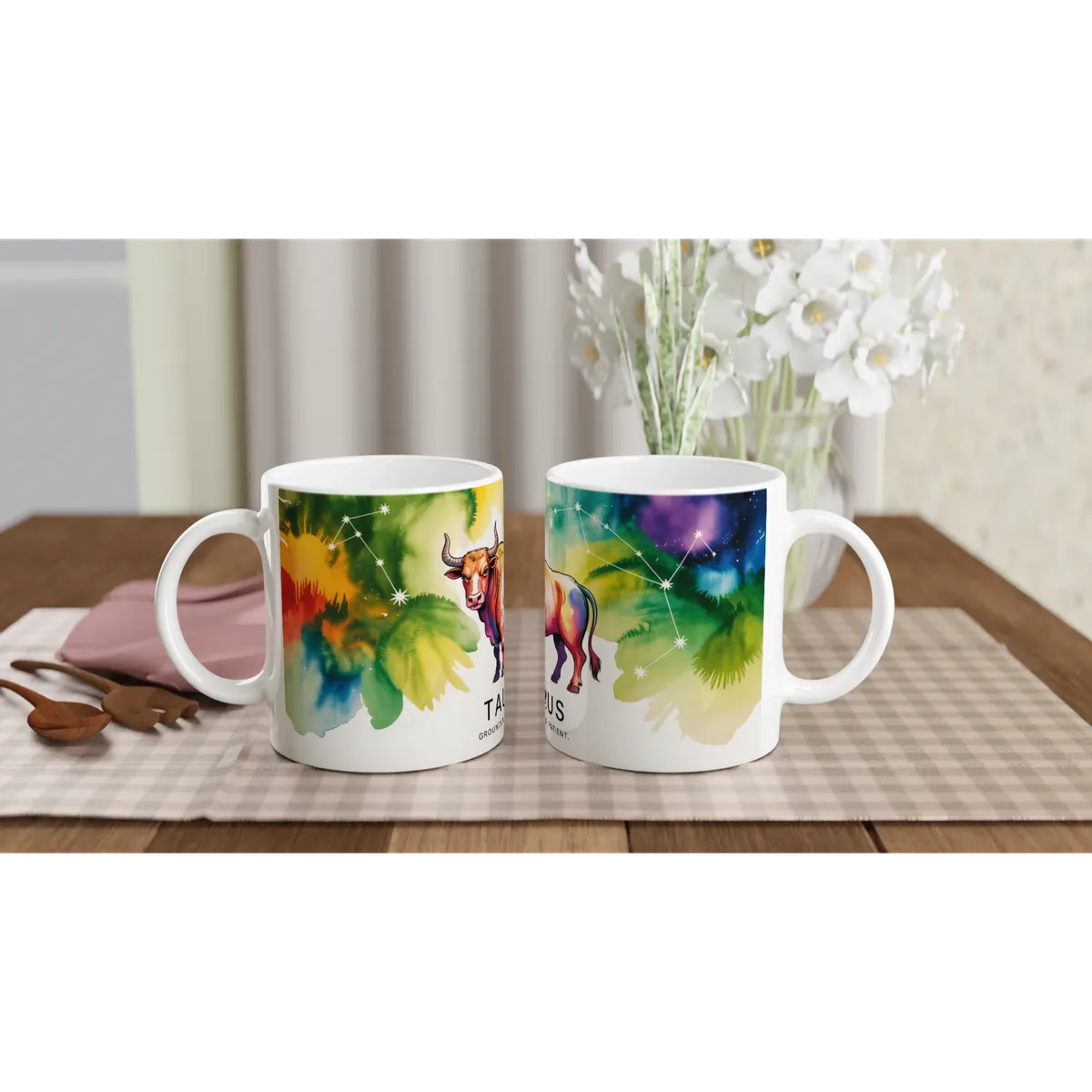 Taurus Zodiac Mug — view 5