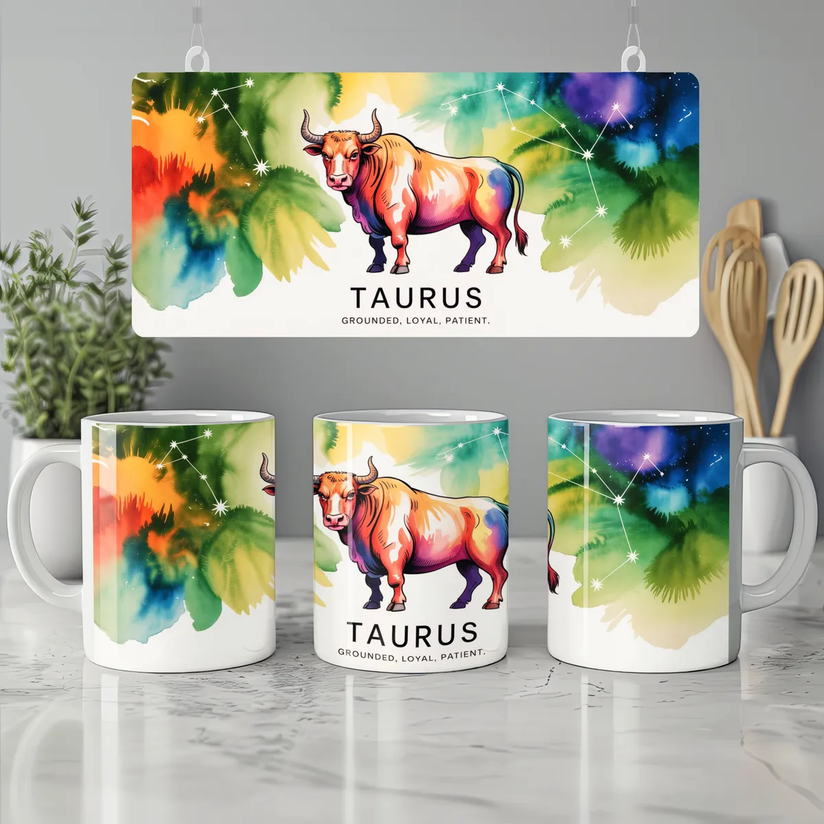 Taurus Zodiac Mug — view 7