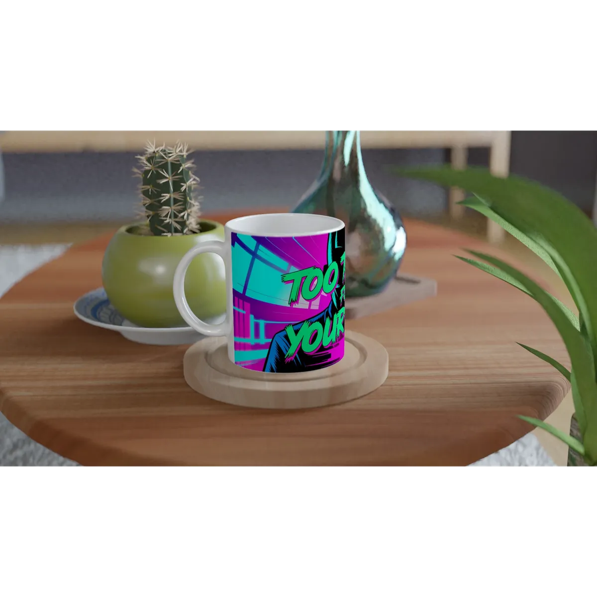 Too Tired For Your Sh*T Mug — view 2