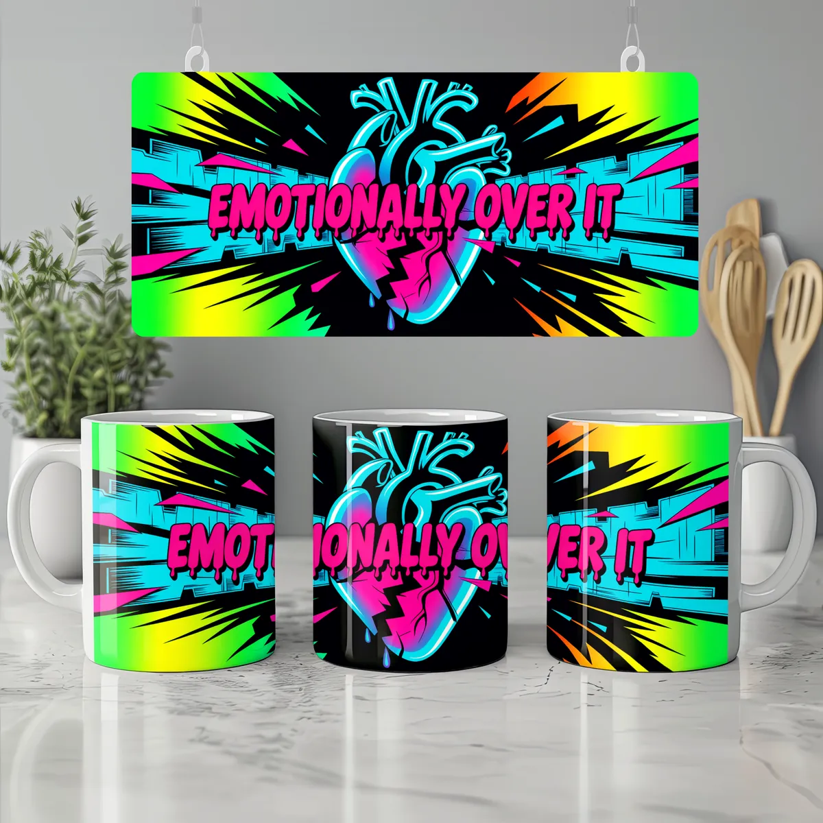 Emotionally Over It Mug — view 7