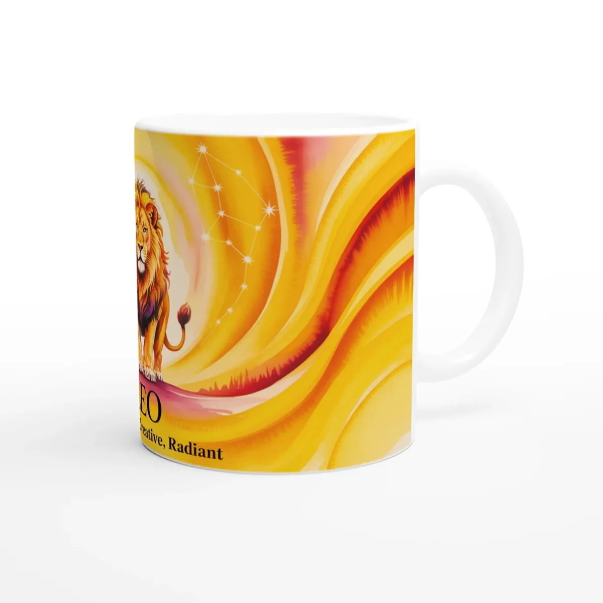 Leo Zodiac Mug — view 4
