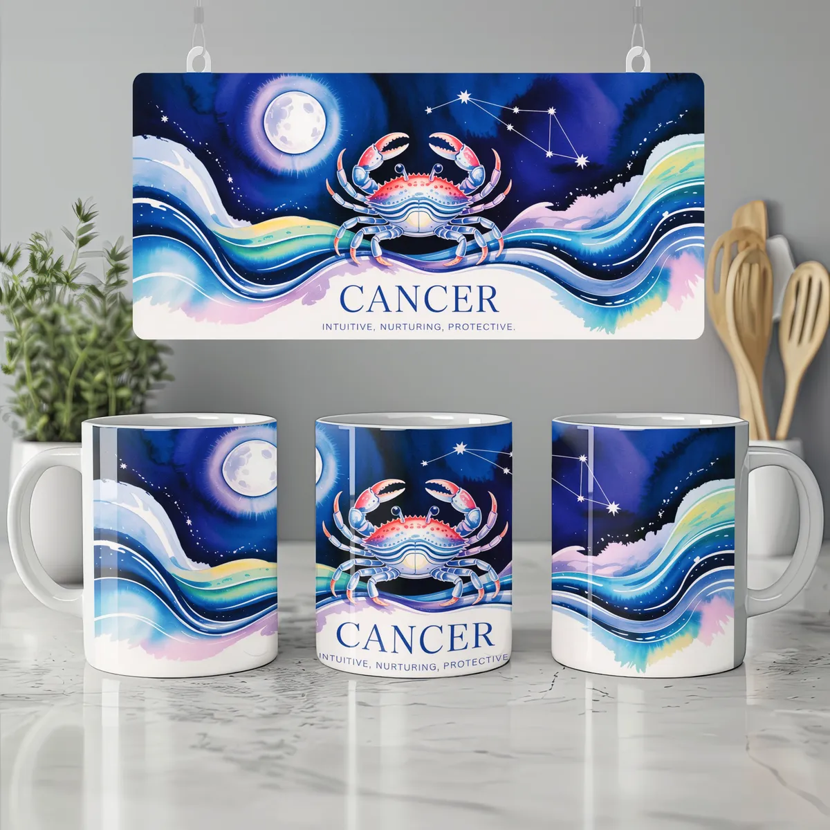 Cancer Zodiac Mug — view 7