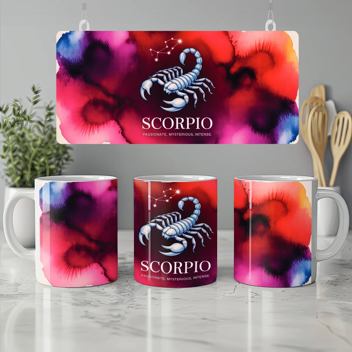 Scorpio Zodiac Mug — view 7