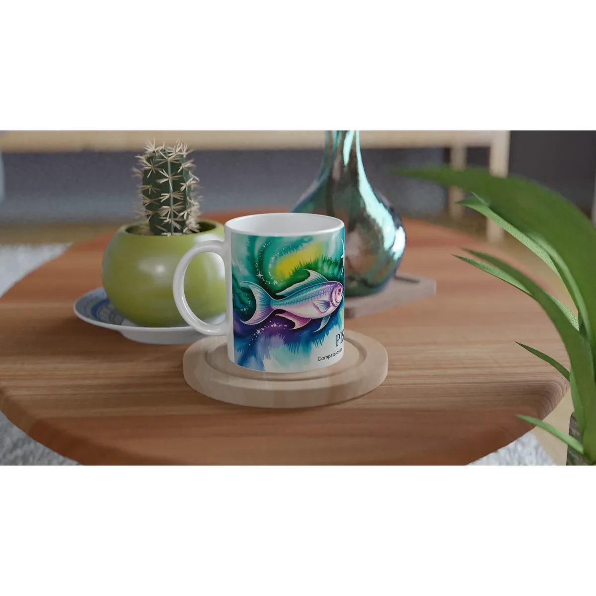 Pisces Zodiac Mug — view 2