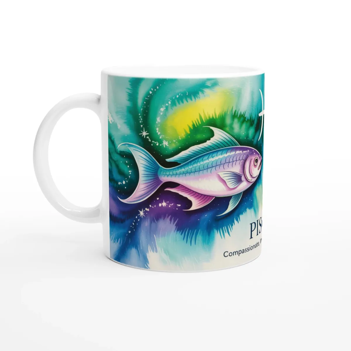 Pisces Zodiac Mug — view 3