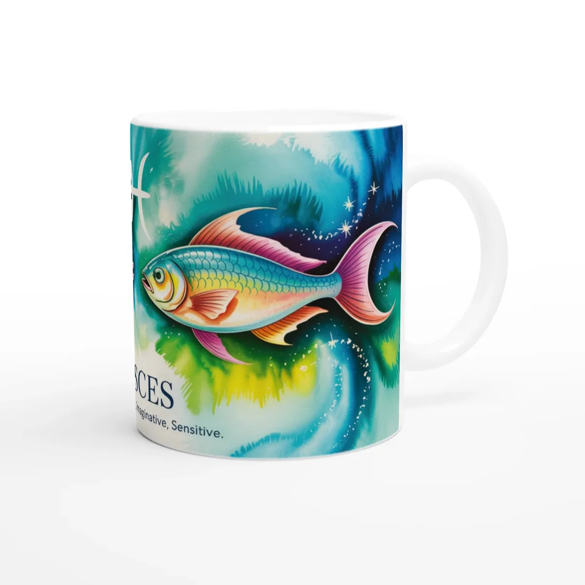 Pisces Zodiac Mug — view 5