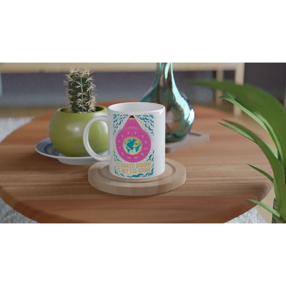Climate Doom Is My Co‑Star Gen Z Mug — view 4
