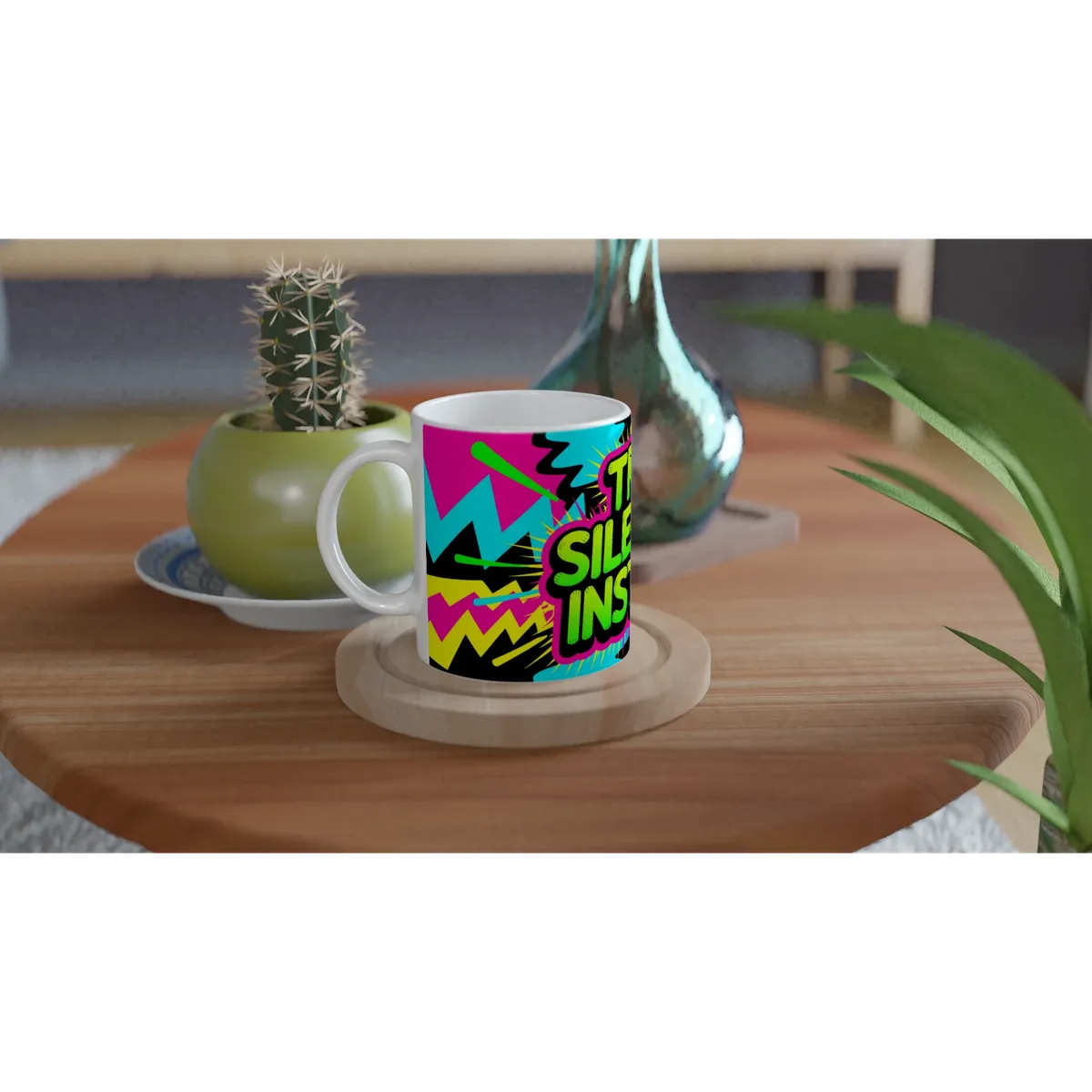 Try Silence Instead Mug — view 3