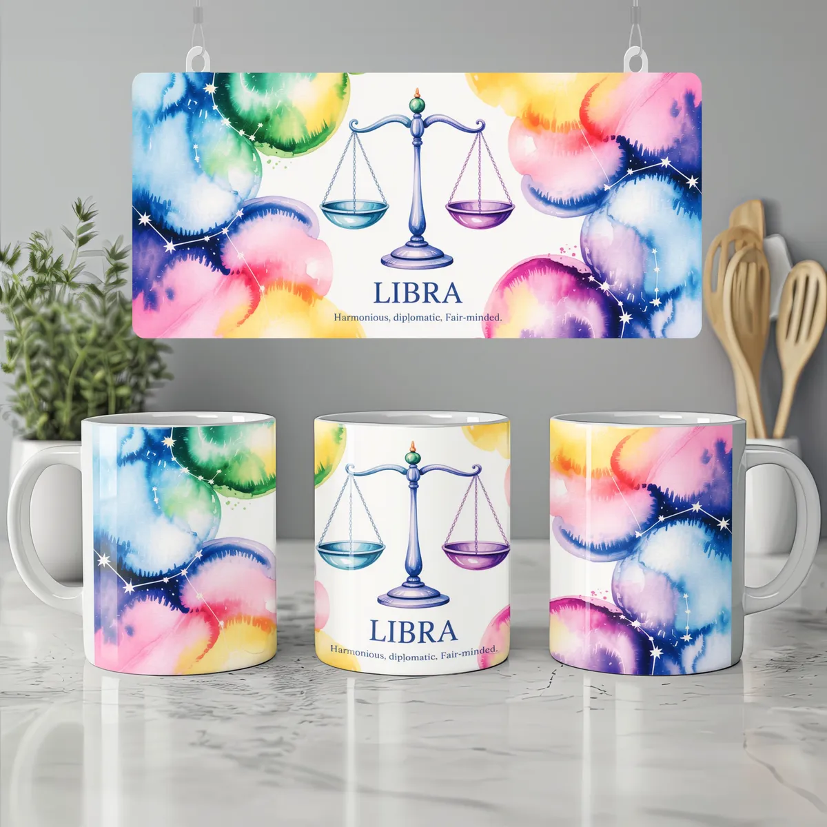 Libra Zodiac Mug — view 7