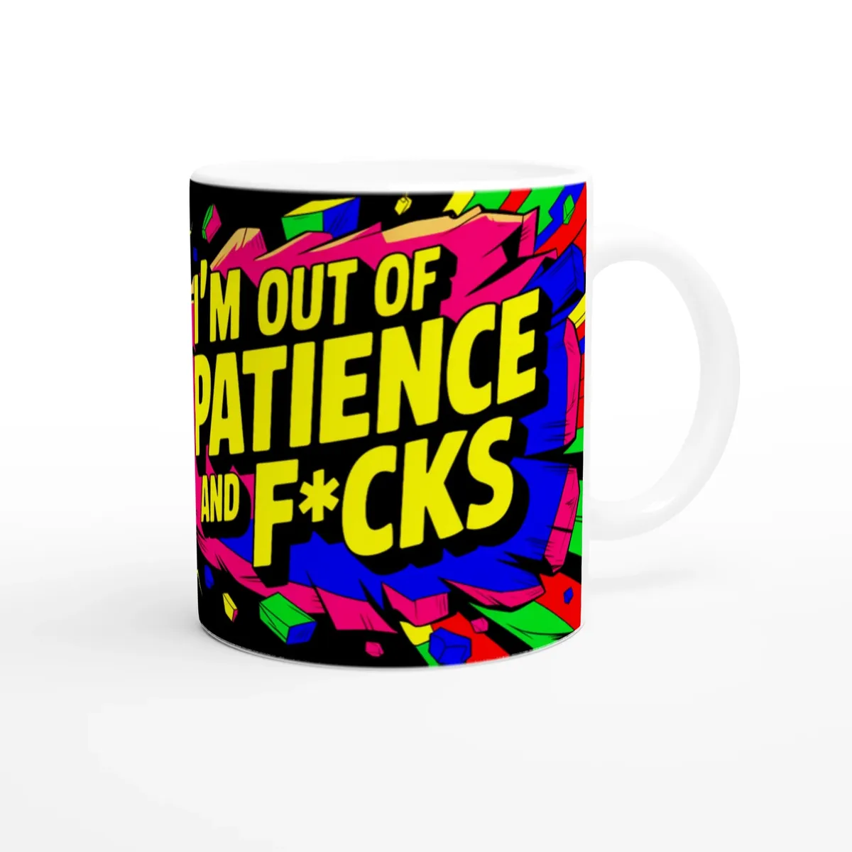 I’M Out Of Patience And F*Cks Mug — view 6