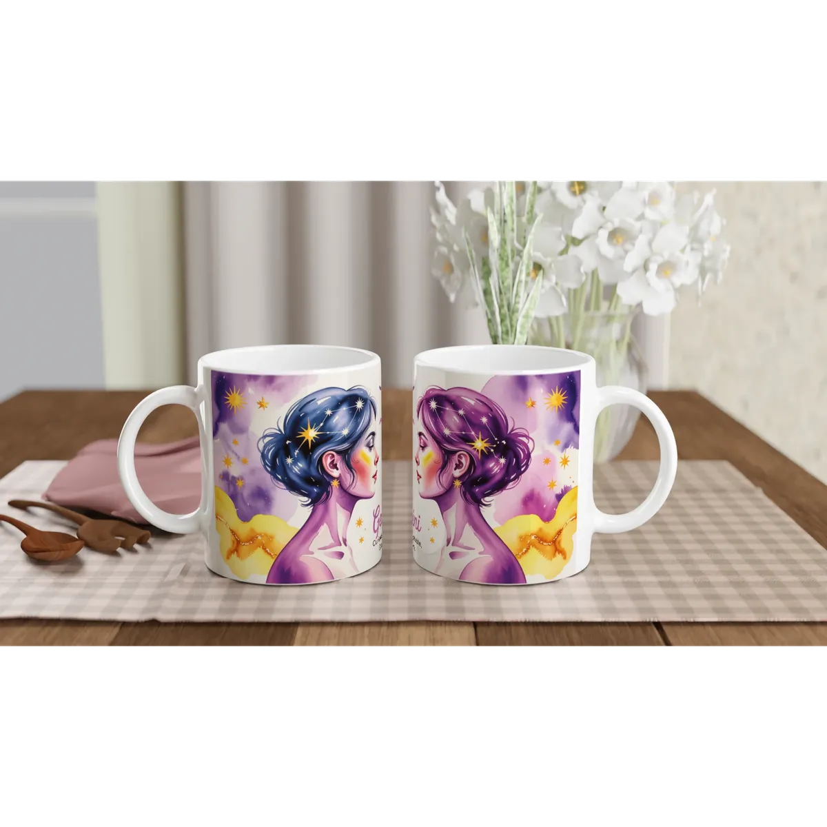 Gemini Zodiac Mug — view 4
