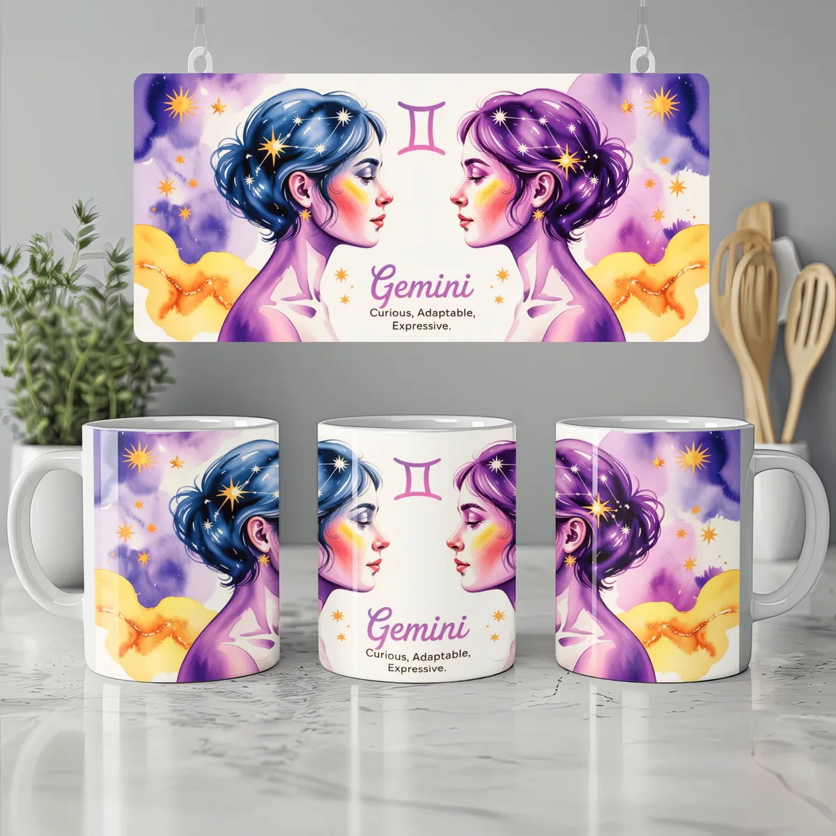 Gemini Zodiac Mug — view 7