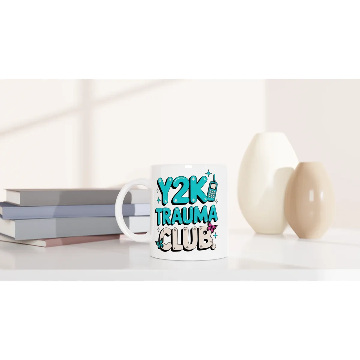 Y2K Trauma Club Gen Z Mug — view 4