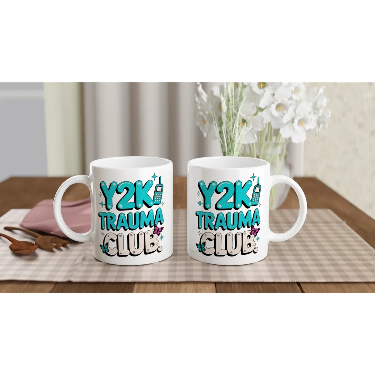 Y2K Trauma Club Gen Z Mug — view 6