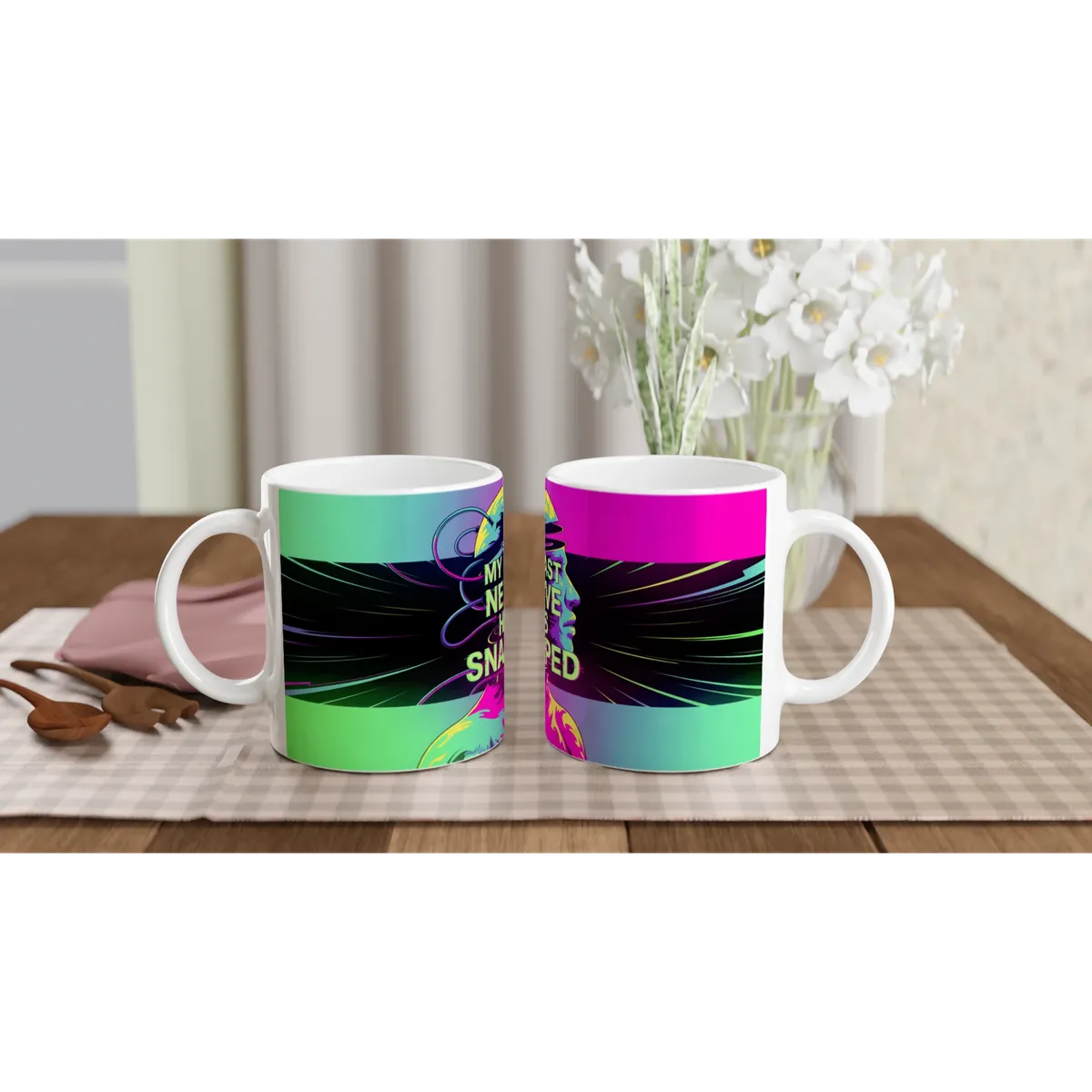 My Last Nerve Has Snapped Mug — view 2