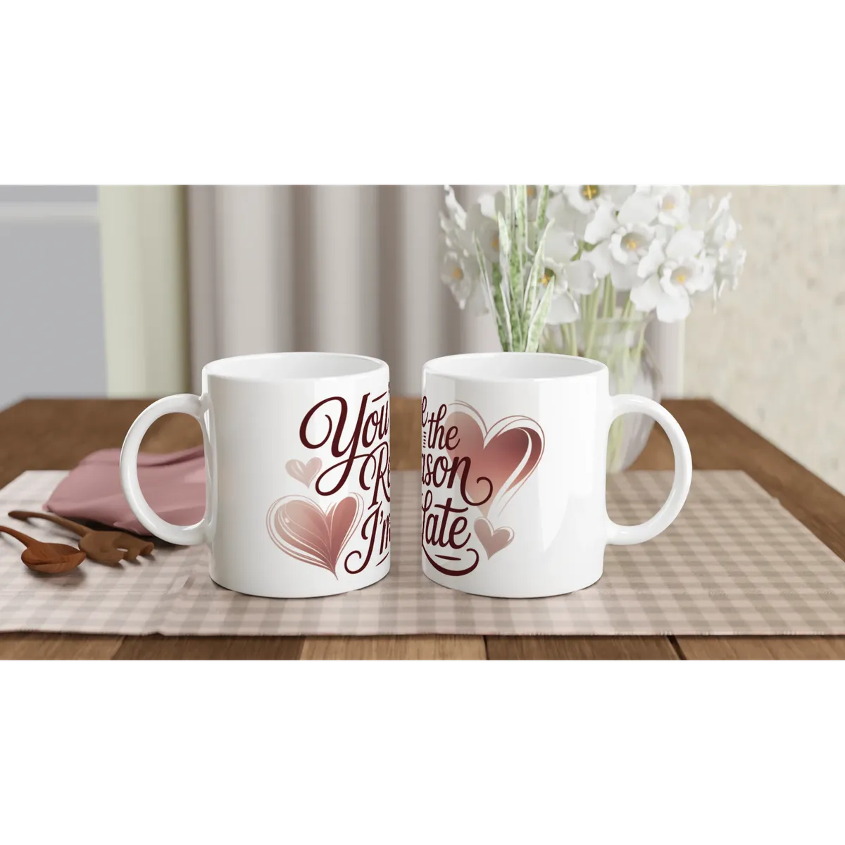 Youre The Reason Im Late Mug Funny Va… — view 5
