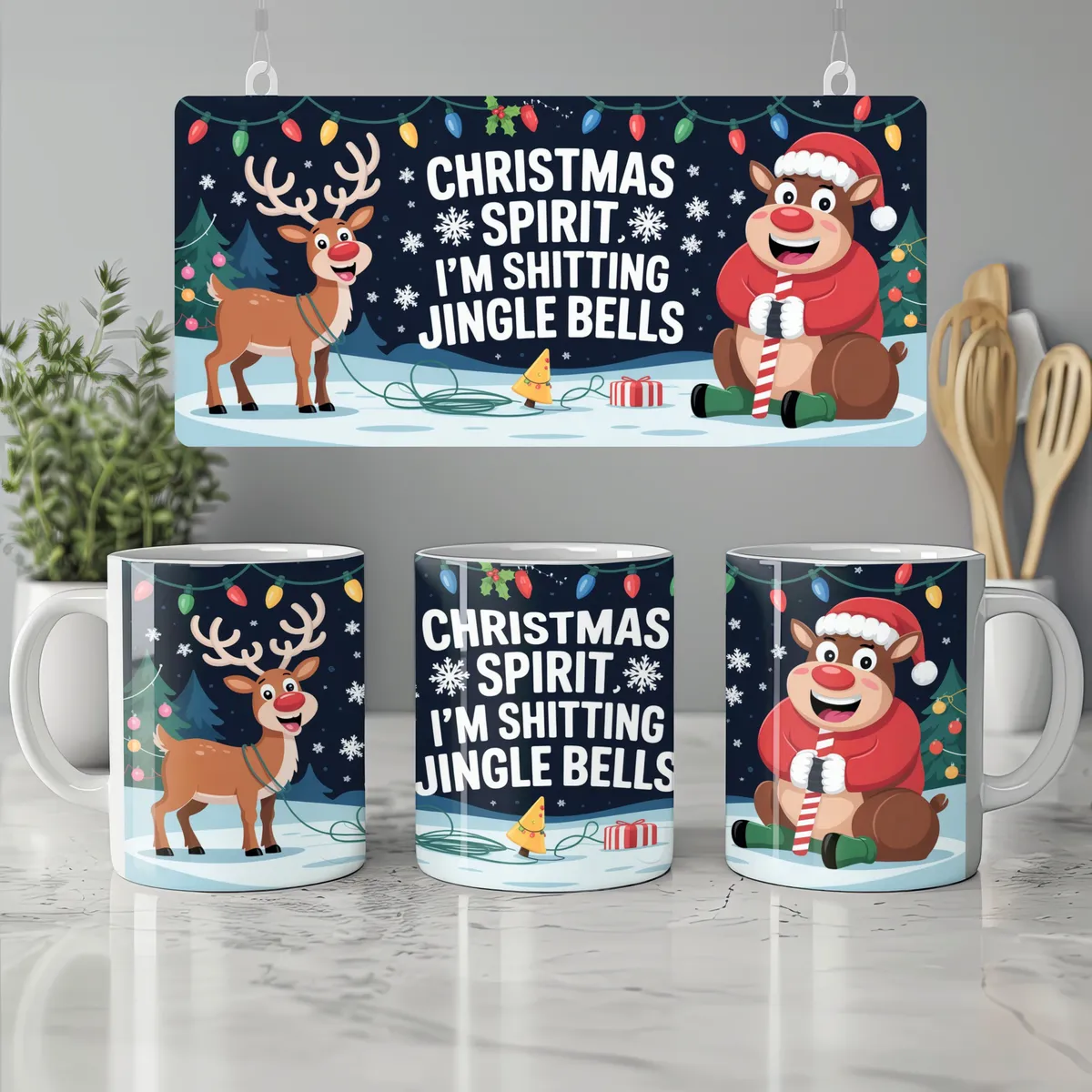 Funny Christmas Mug — view 7