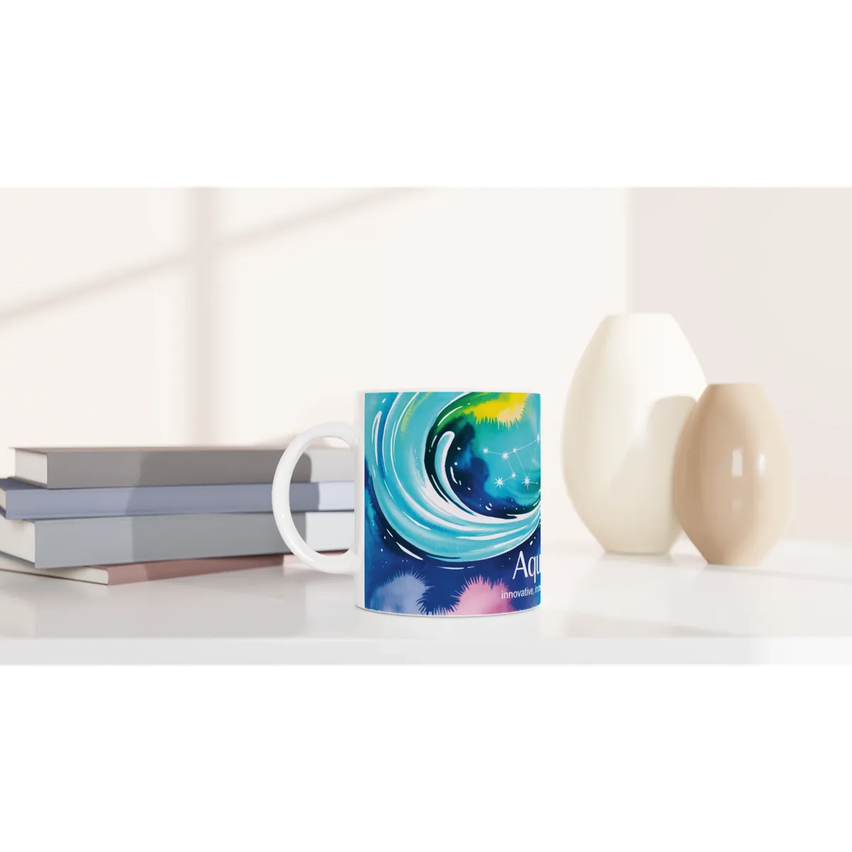 Aquarius Zodiac Mug — view 4