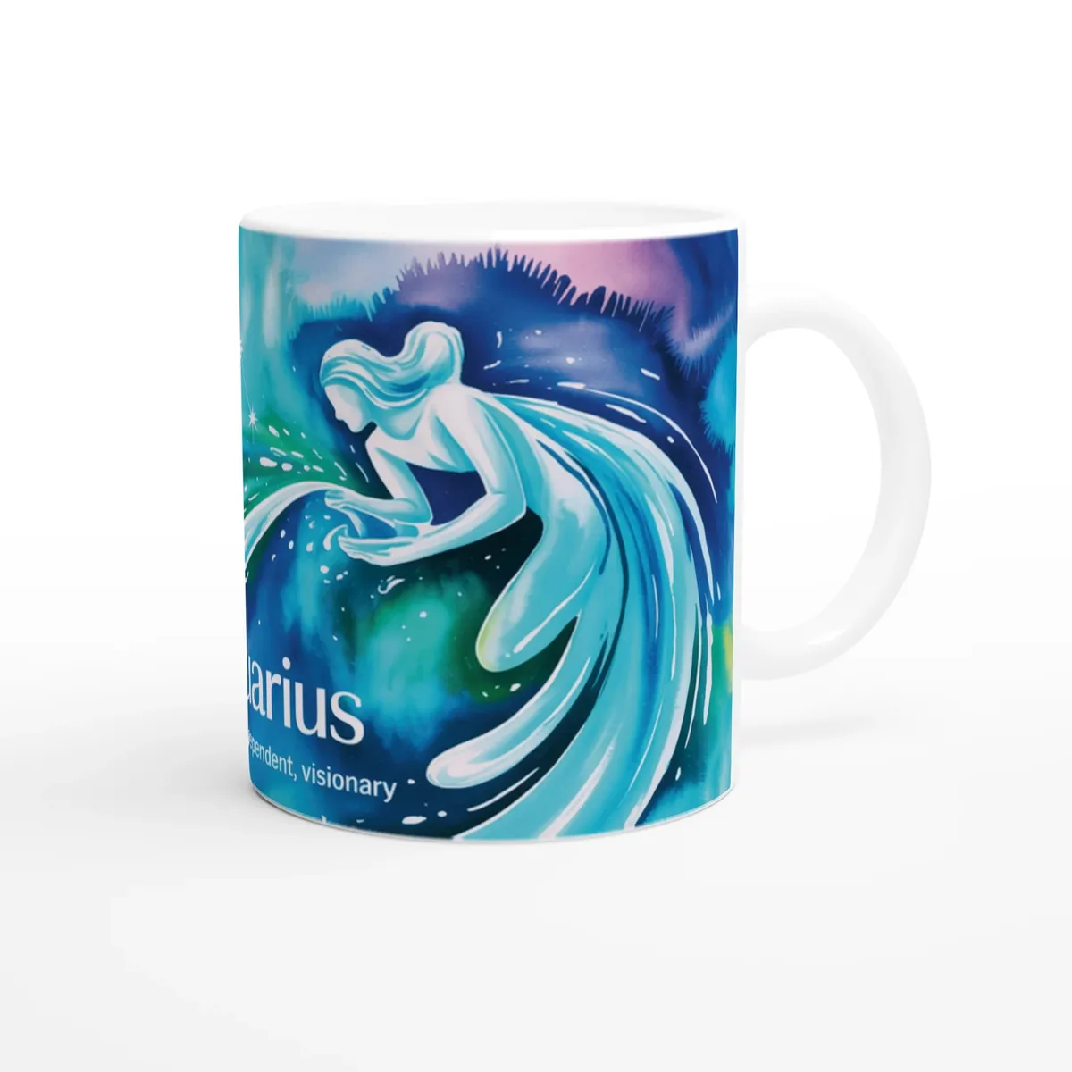 Aquarius Zodiac Mug — view 6