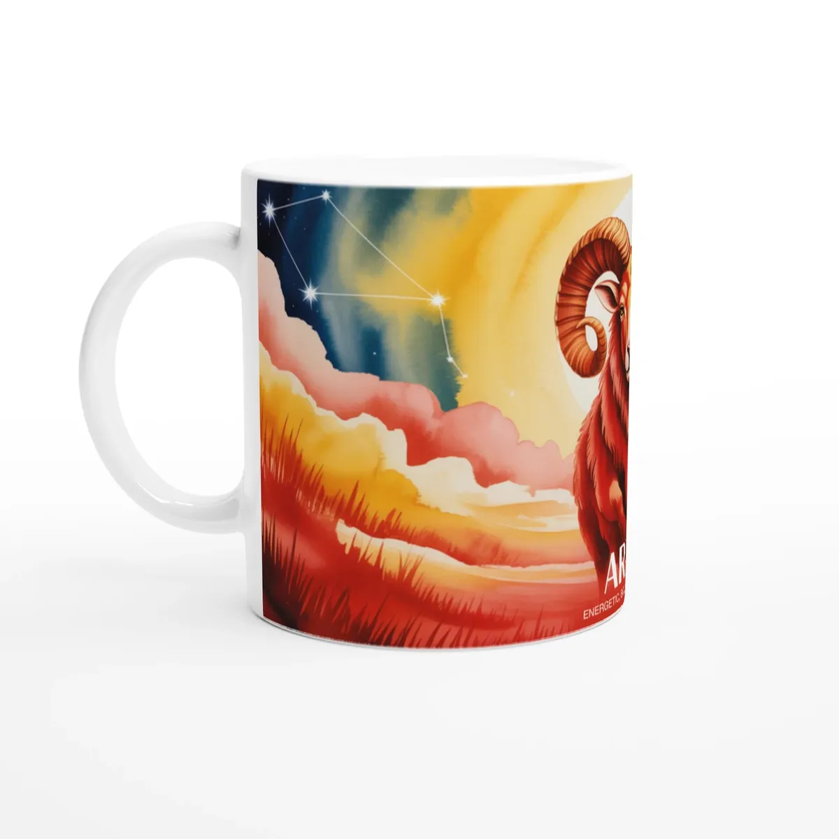 Aries Zodiac Mug — view 2