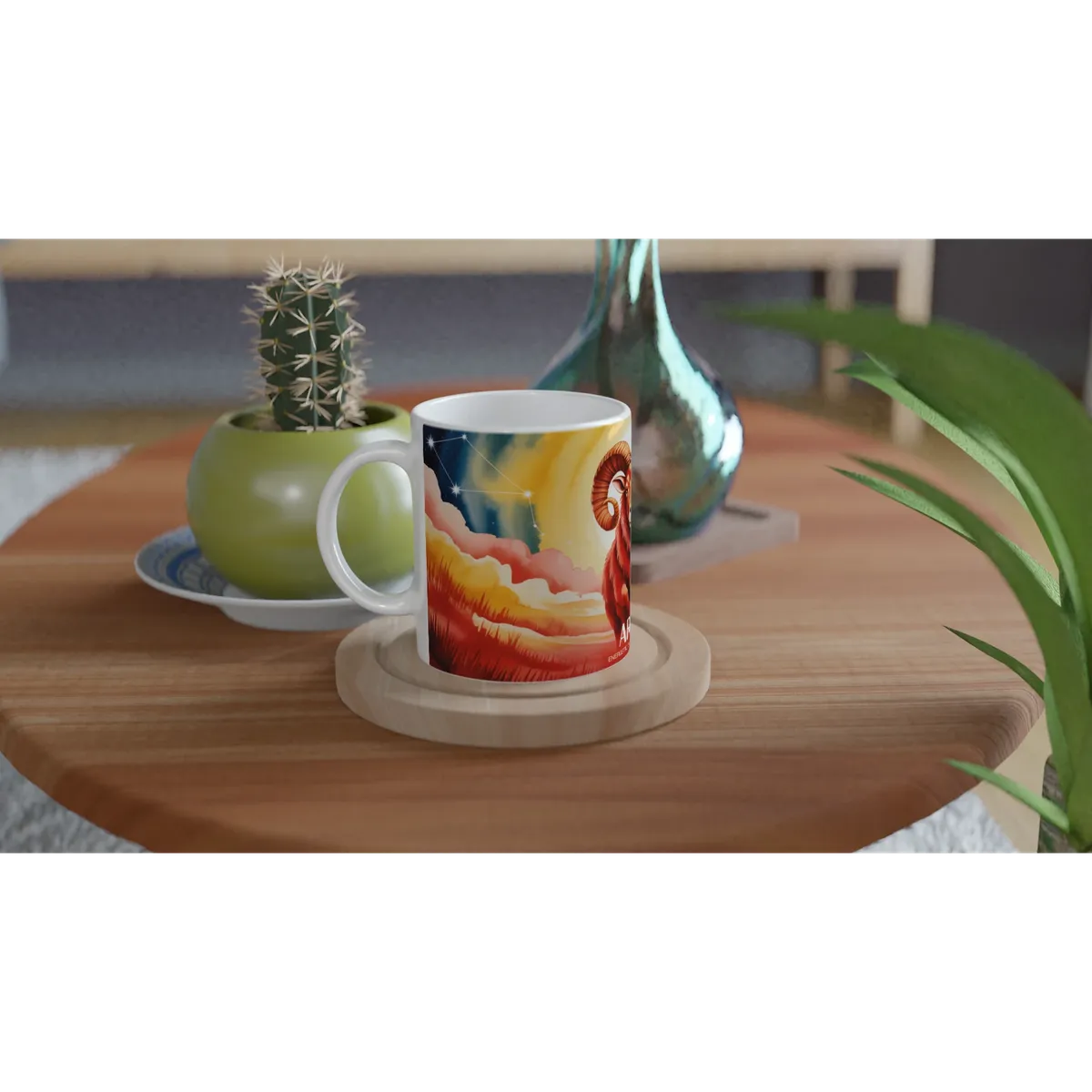 Aries Zodiac Mug — view 3