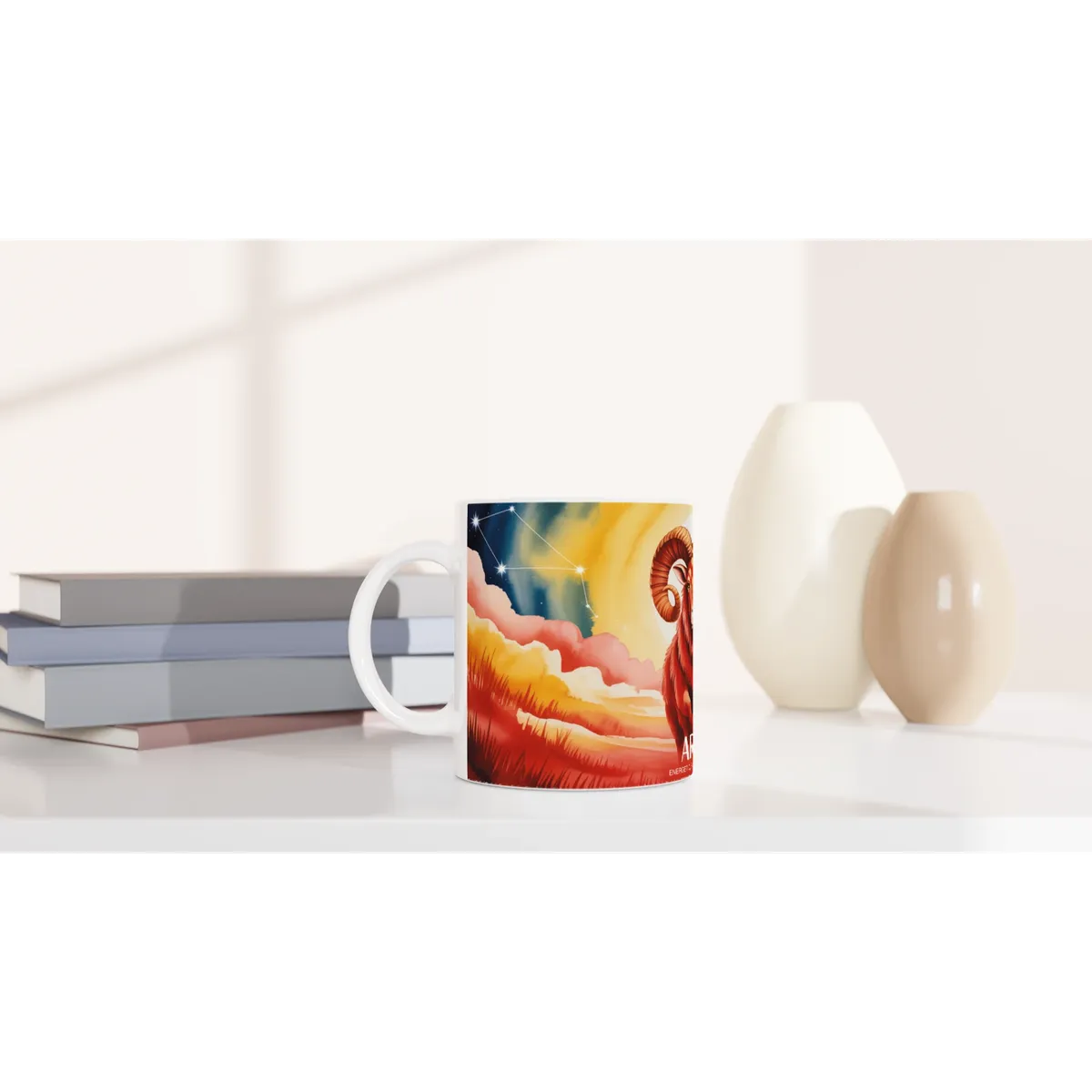 Aries Zodiac Mug — view 4