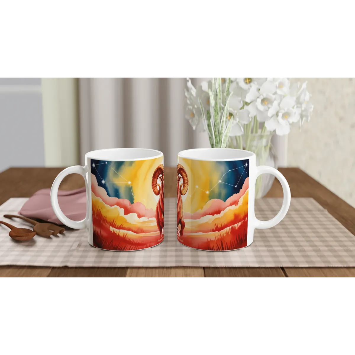 Aries Zodiac Mug — view 5