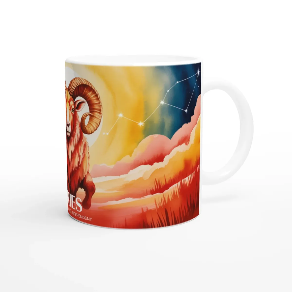 Aries Zodiac Mug — view 6