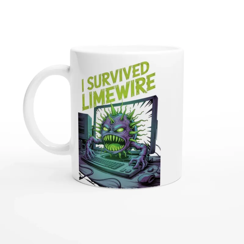 I Survived Limewire Gen X Mug