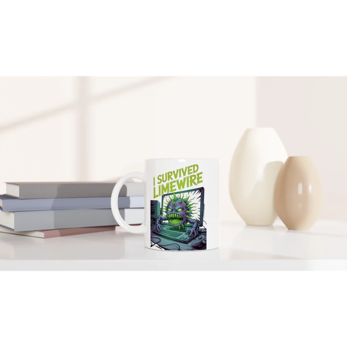 I Survived Limewire Gen X Mug — view 3