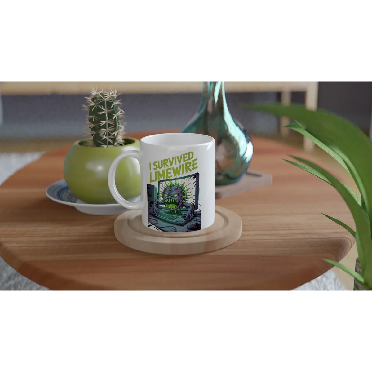I Survived Limewire Gen X Mug — view 4
