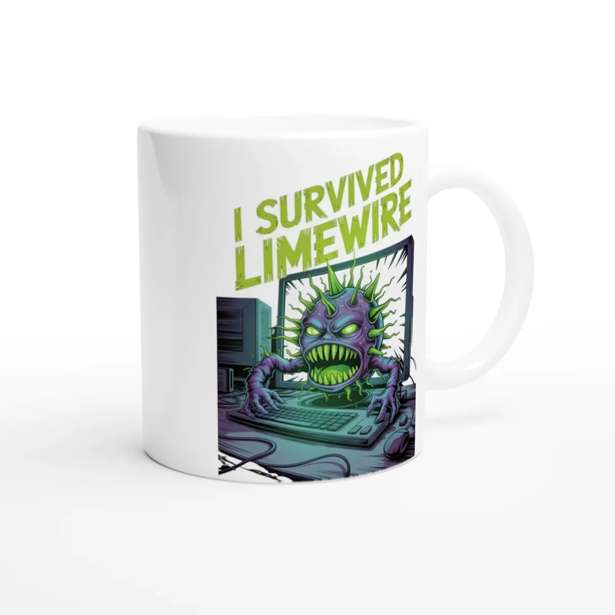 I Survived Limewire Gen X Mug — view 5