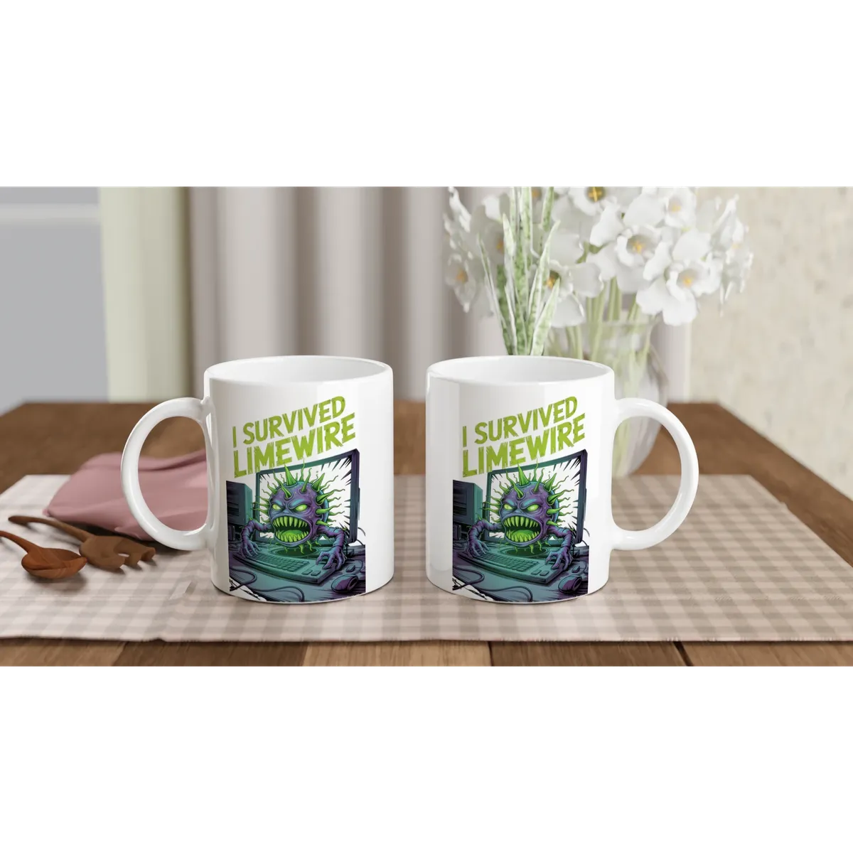 I Survived Limewire Gen X Mug — view 6